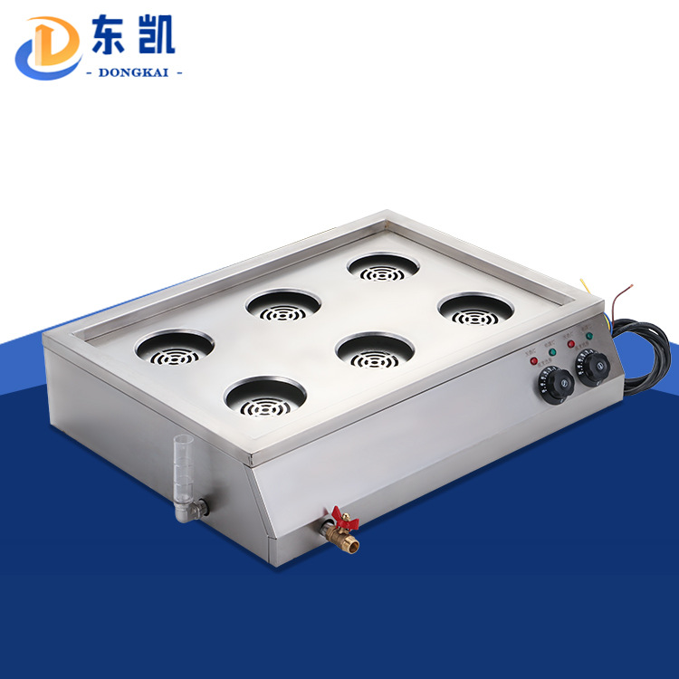 电热六孔台式蒸包炉 电热蒸馒头小笼包机器 商用台式蒸包机早餐机
