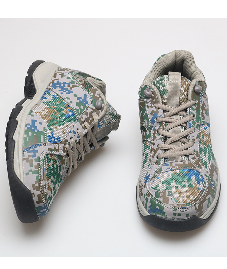 迷彩鞋男07a作训鞋跑鞋新式07超轻跑步正品军鞋胶鞋配发解放鞋男