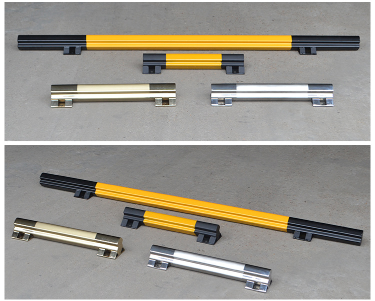 路喜高档不锈钢挡车器车展酒店4s停车定位器抗压止退器碳钢阻车器