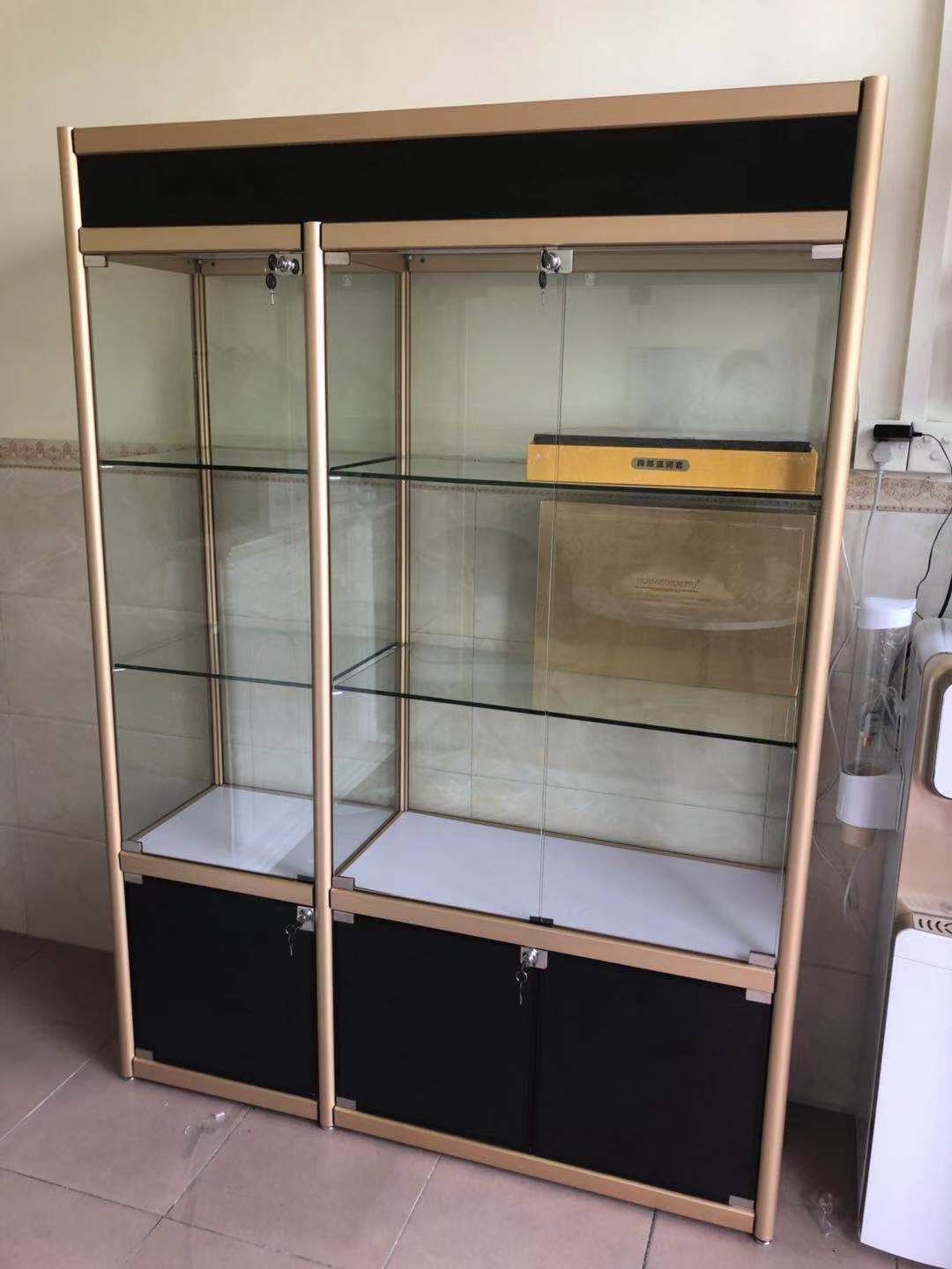 美容化妆品展示柜汽车精品模型工艺品展柜透明玻璃展示柜工艺品