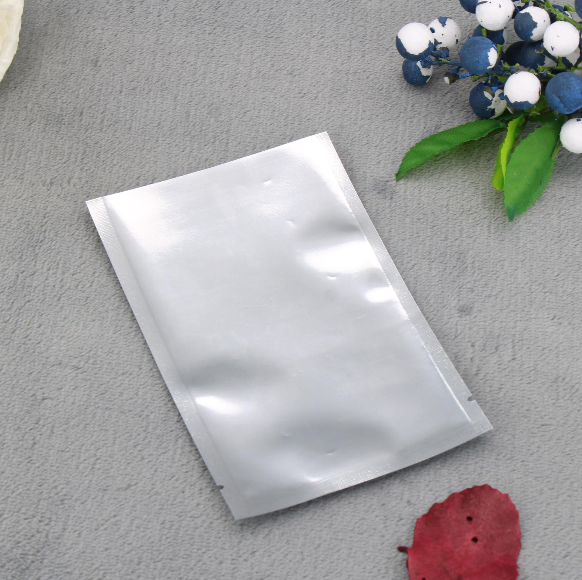 厂家直销 现货双层复合镀铝15丝镀铝阴阳袋面膜袋加厚食品包装袋