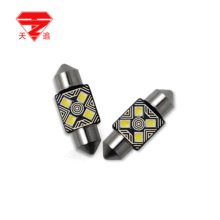 LED双尖阅读灯 2835 4SMD 解码牌照灯31mm车顶灯 后尾箱灯 车内灯