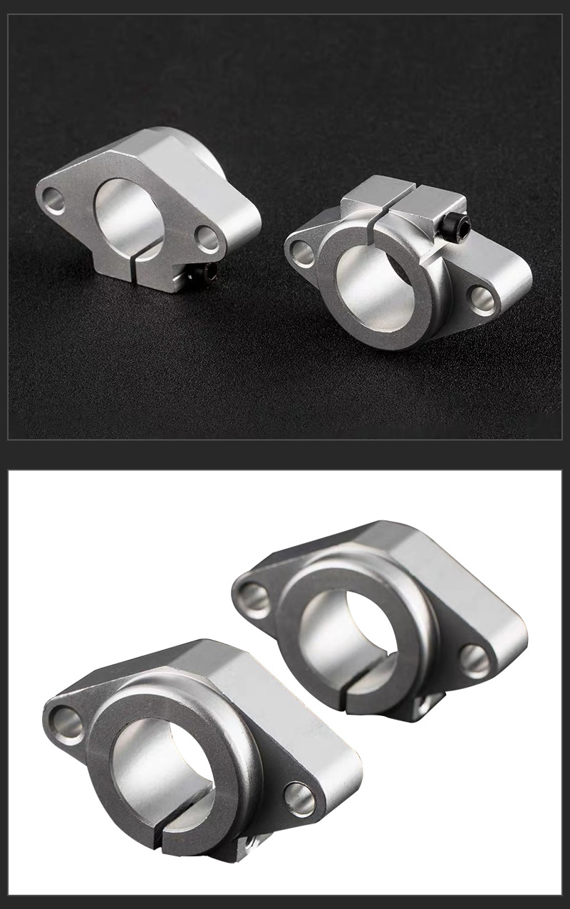 标准件轴承固定支架 舜发shf卧式轴支撑座 光轴支架撑座 经久耐用