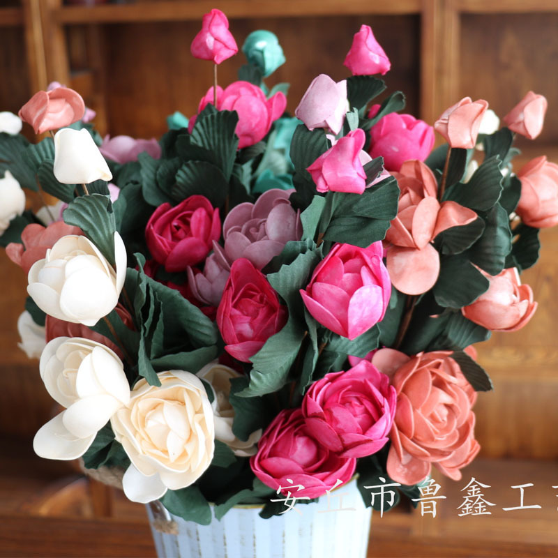 塑料花家居装饰花束批发相似店铺>进入本店铺>厂房面积:4000加工方式