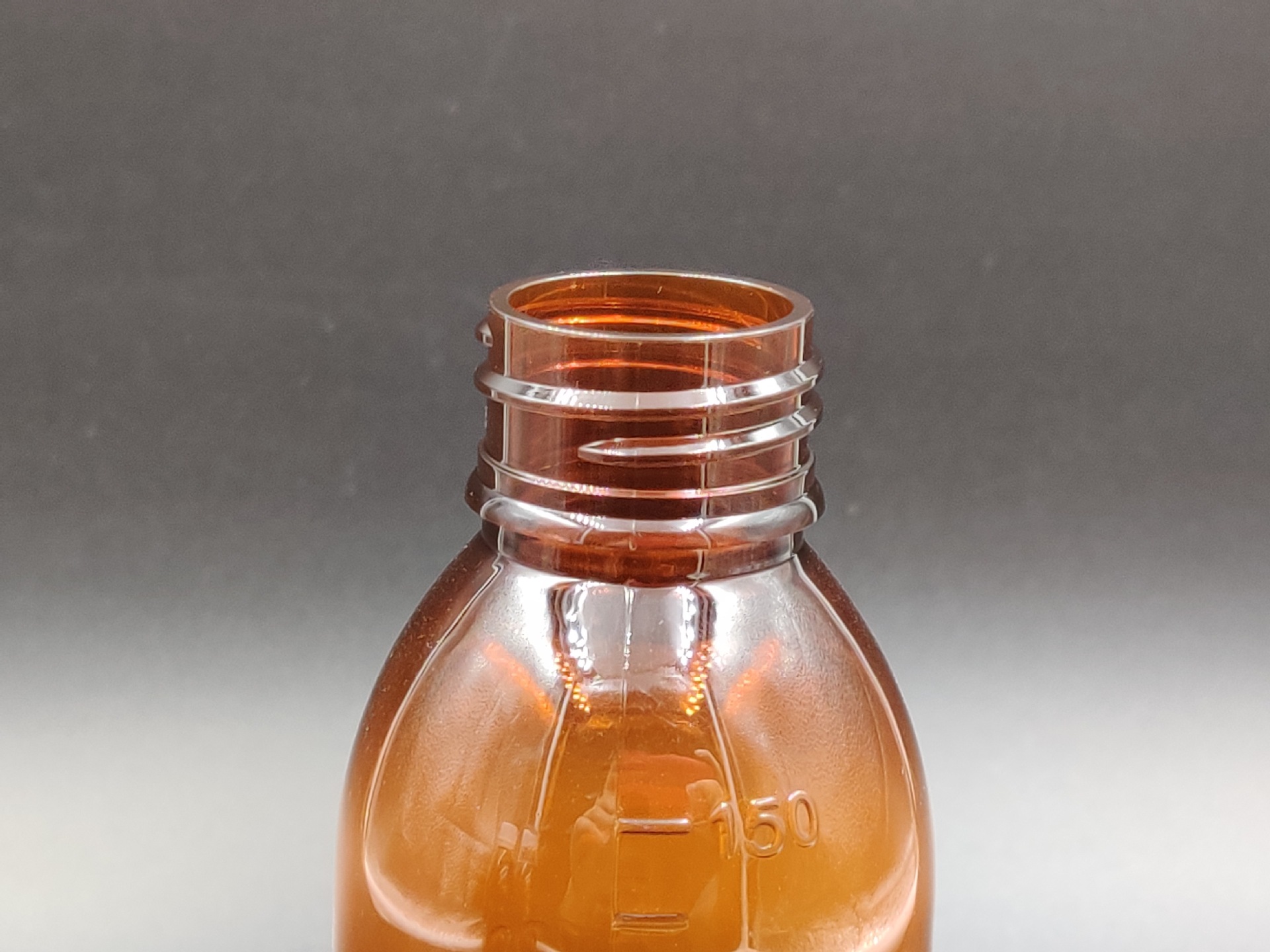 pet塑料瓶糖浆瓶带盖子带刻度定制液体瓶止咳药水瓶厂家直销150ml