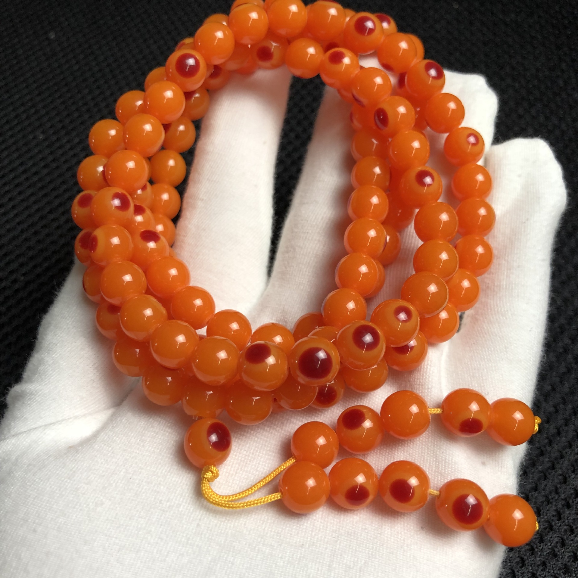 2019爆款精品高仿二代鹤顶红鸟头手串手链佛珠厂家直销直播供货源