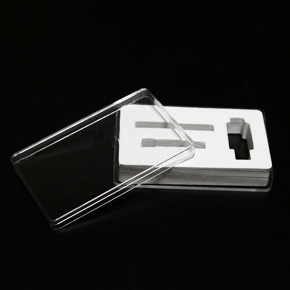 入耳式耳塞包装盒子 透明亚克力注塑包装盒