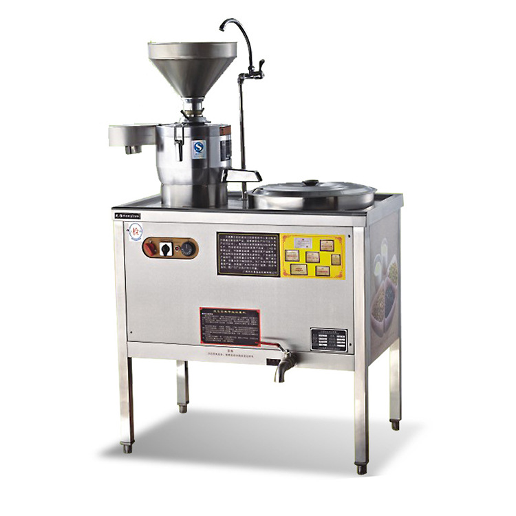 Electric Heating Full-Function Soybean Milk Machine Commercial Paddle Mill Milk Residue Separator Tofu Maker Milk Machine 200 Liters