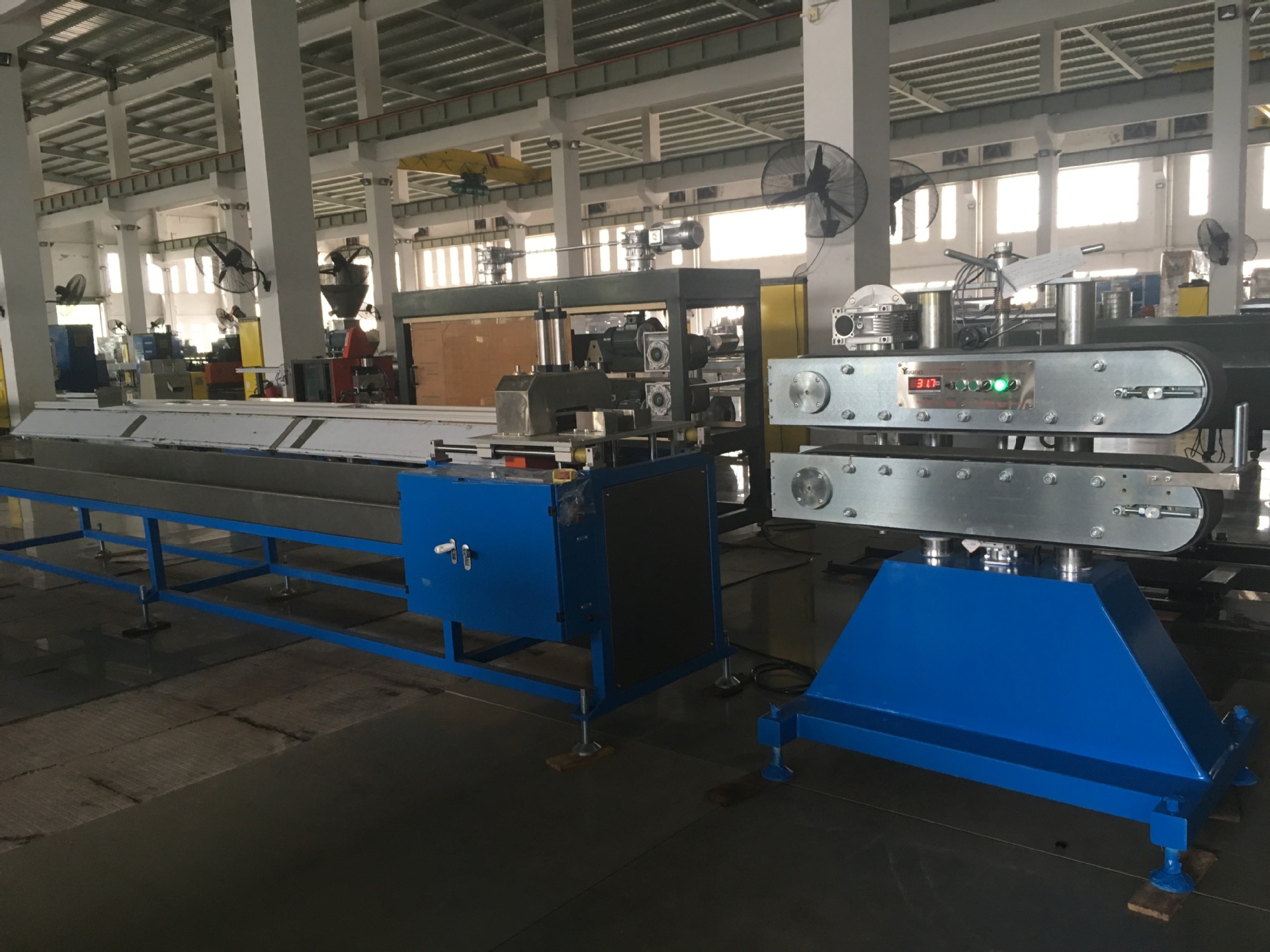 pvdf高温铁氟龙管押出生产线pvdf管材机高效率高产能