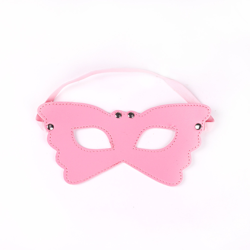成人用品情趣皮革蝴蝶眼罩舞台表演套装另类玩具外贸款厂家直销