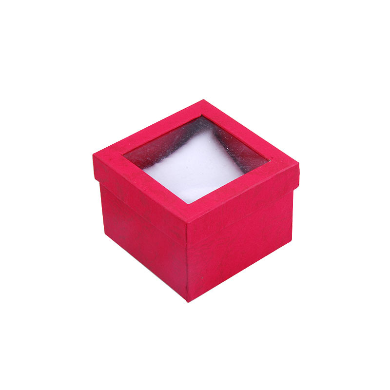 Jewelry Box Lid Window Watch Box Bracelet Jewelry Box High Quality Hansong Paper Jewelry Box