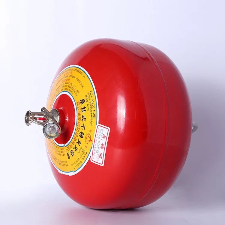 悬挂式干粉灭火装置6kg悬挂式干粉灭火器球形6公斤自动灭火器吊球