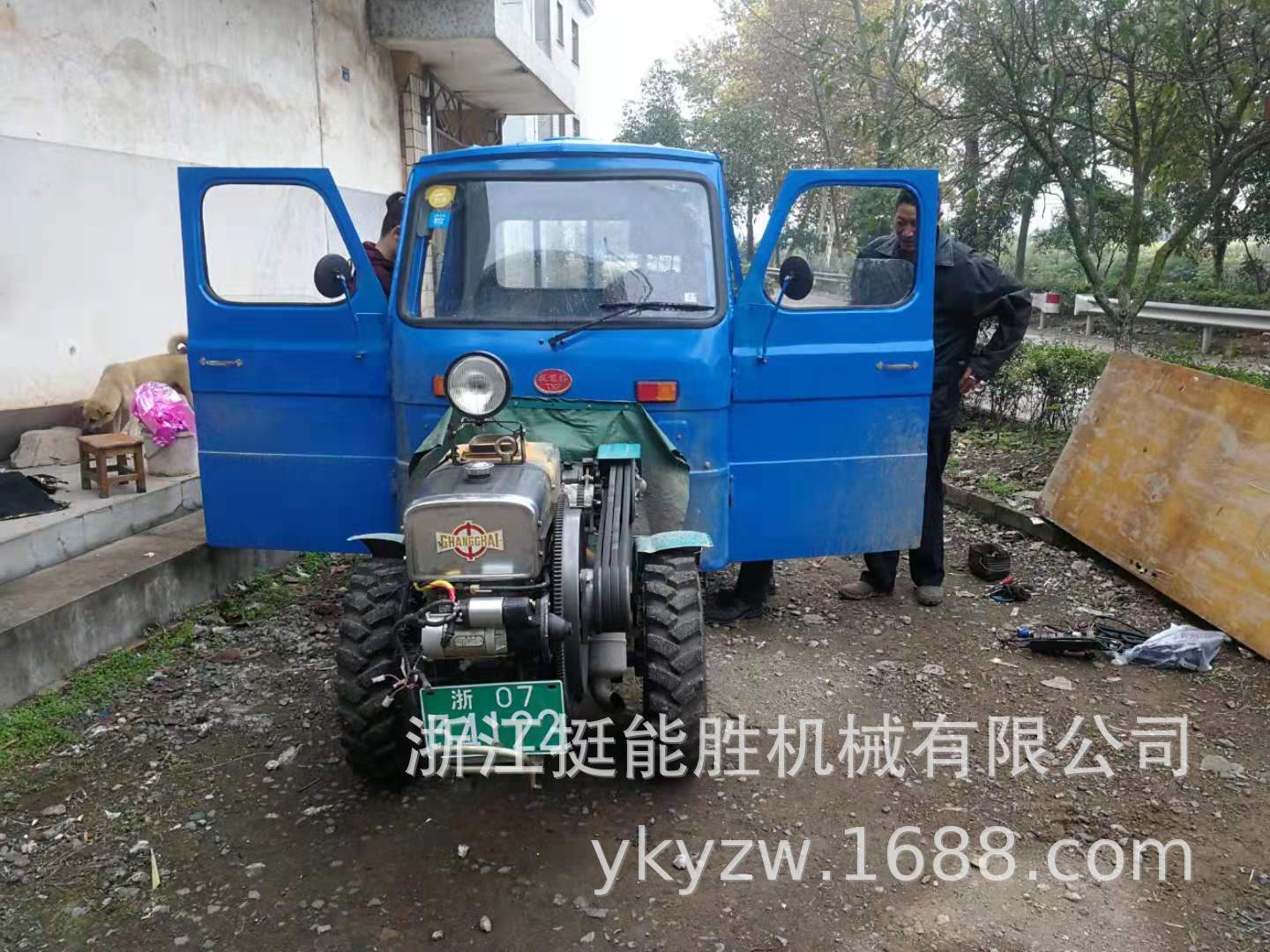 电启动常柴国三柴油机方向盘拖拉机,可上牌,符合国家标准-阿里巴巴