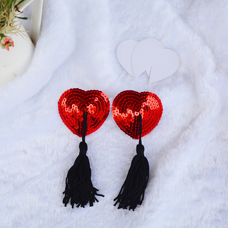 心形情趣乳贴 性感防凸点轻薄透气乳头贴性乳贴厂家直销