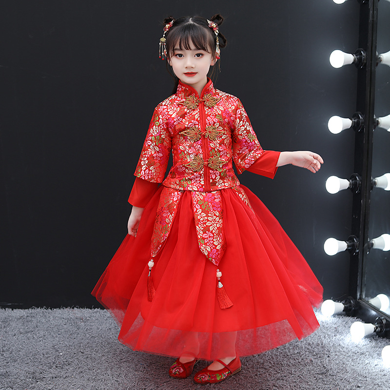 公主婚嫁中国风中袖套装龙凤褂裙回门宴会厅展薄款春中国风秀禾服中国