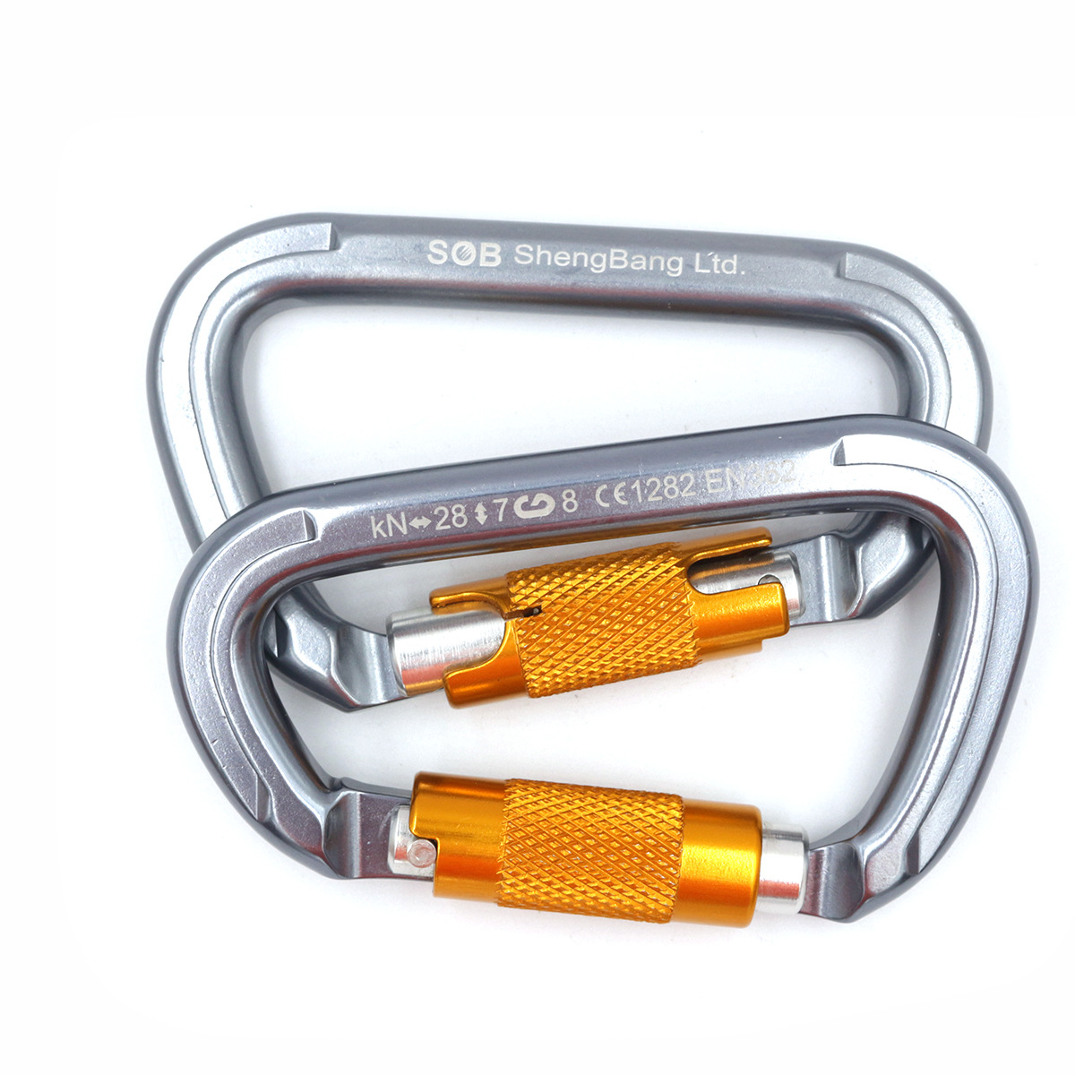 【订货】梨型自动上锁安全扣登山扣承重安全锁扣户外登山装备