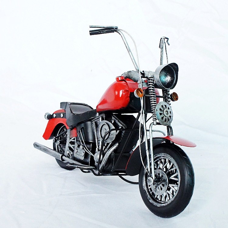厂家现货代发摩托车模型 手工金属摆件男孩的家居装饰品 089smt
