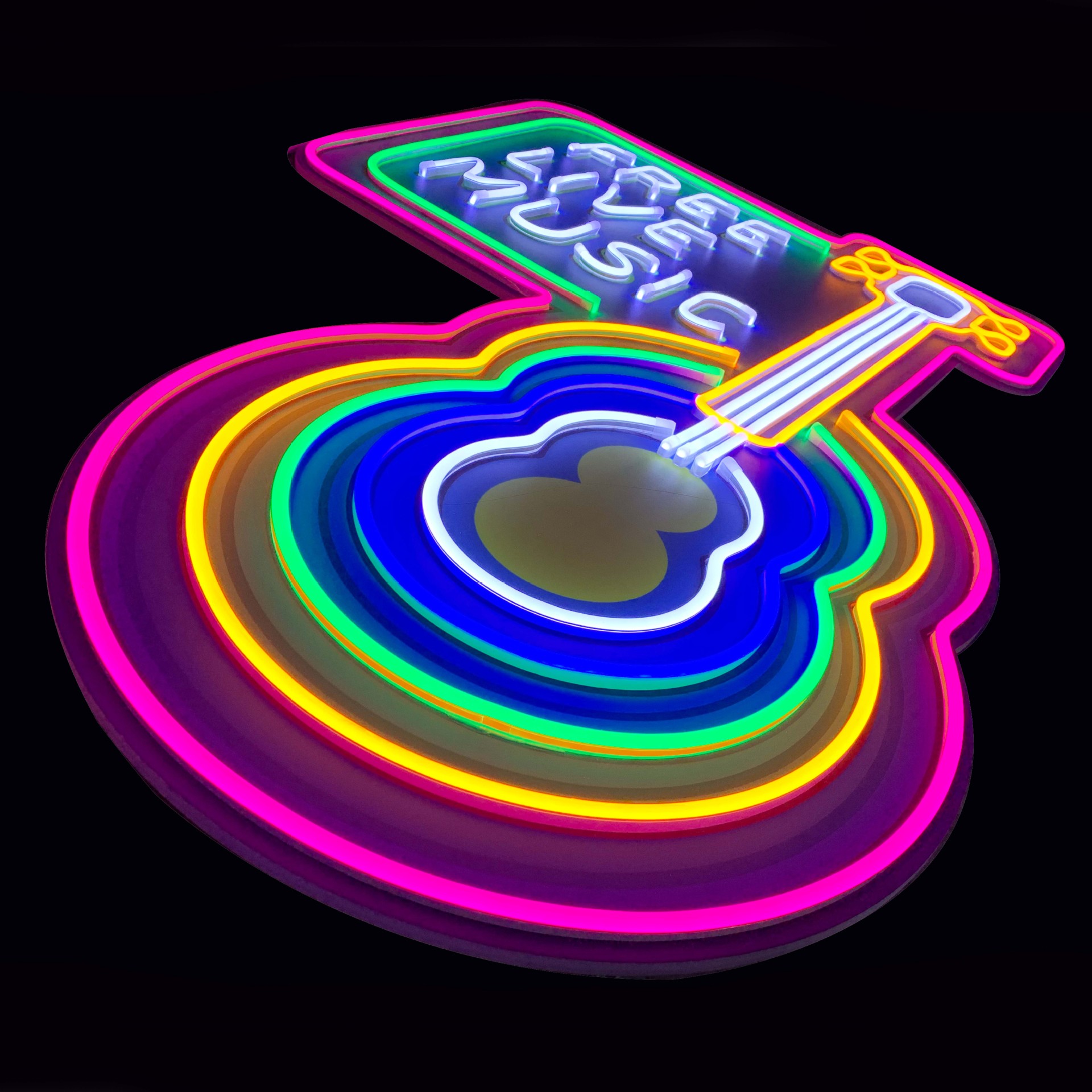 led柔性霓虹灯发光字多色选择超亮酒吧logo户外可用装饰设计