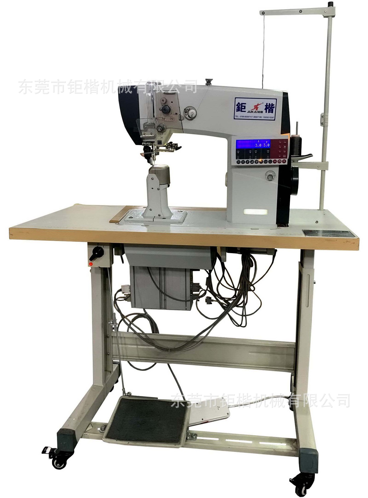 钜楷pfaff 1591 双电机差动送料高台缝纫机|智能电脑罗拉