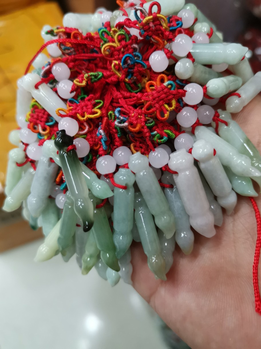 批发天然玉石文昌笔大量现货批发寺庙道教佛教中号文昌笔挂件