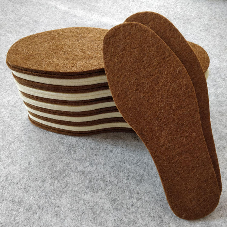 新款冬季产品羊驼绒鞋垫 毛毡鞋垫 保暖透气吸汗运动型鞋垫批发