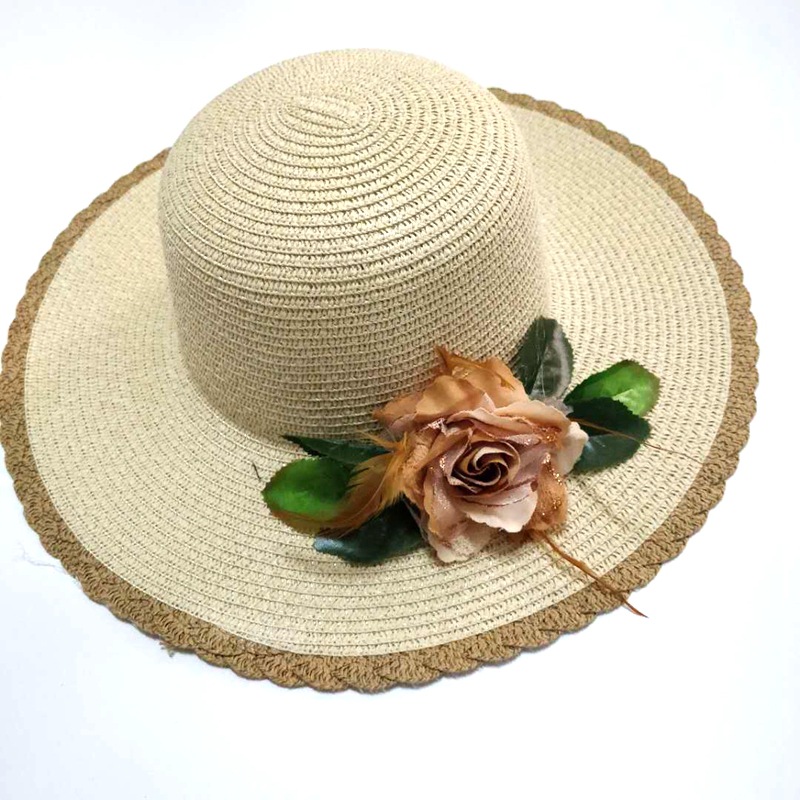 10 Yuan Model Summer Cooling Hat Sun Hat Sun Hat Female Beach Hat Running Rivers and Lakes Stall Hot Sale