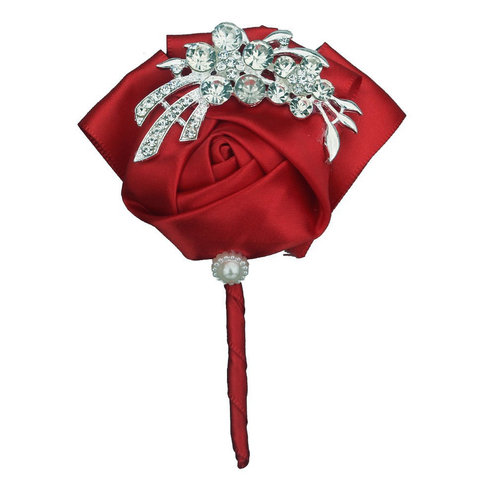 外贸品质新娘胸花新郎胸花缎带胸花 wifelai 婚庆花束装饰品xh001