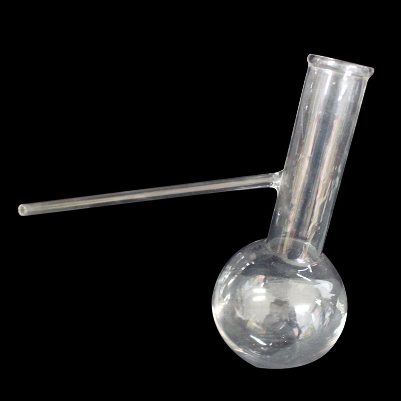 玻璃耐高温具支管蒸馏瓶 长颈普口圆底平底烧瓶 规格齐全