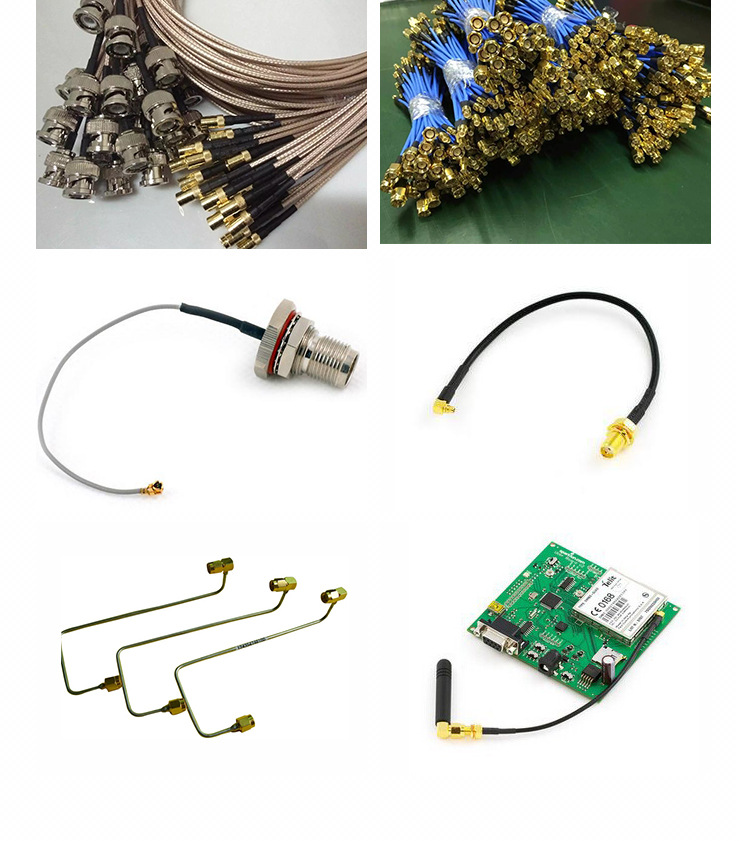 射频同轴连接器 mmcx-ke 内孔母座 pcb焊板端四脚母座 正脚 全铜