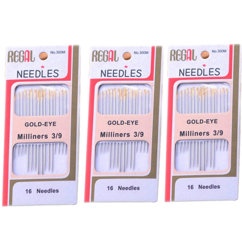 16 Pieces Gcows590.e37 3/9 Multi-Purpose Sewing Needle Fine Carbon Steel Sewing Needle Wholesale