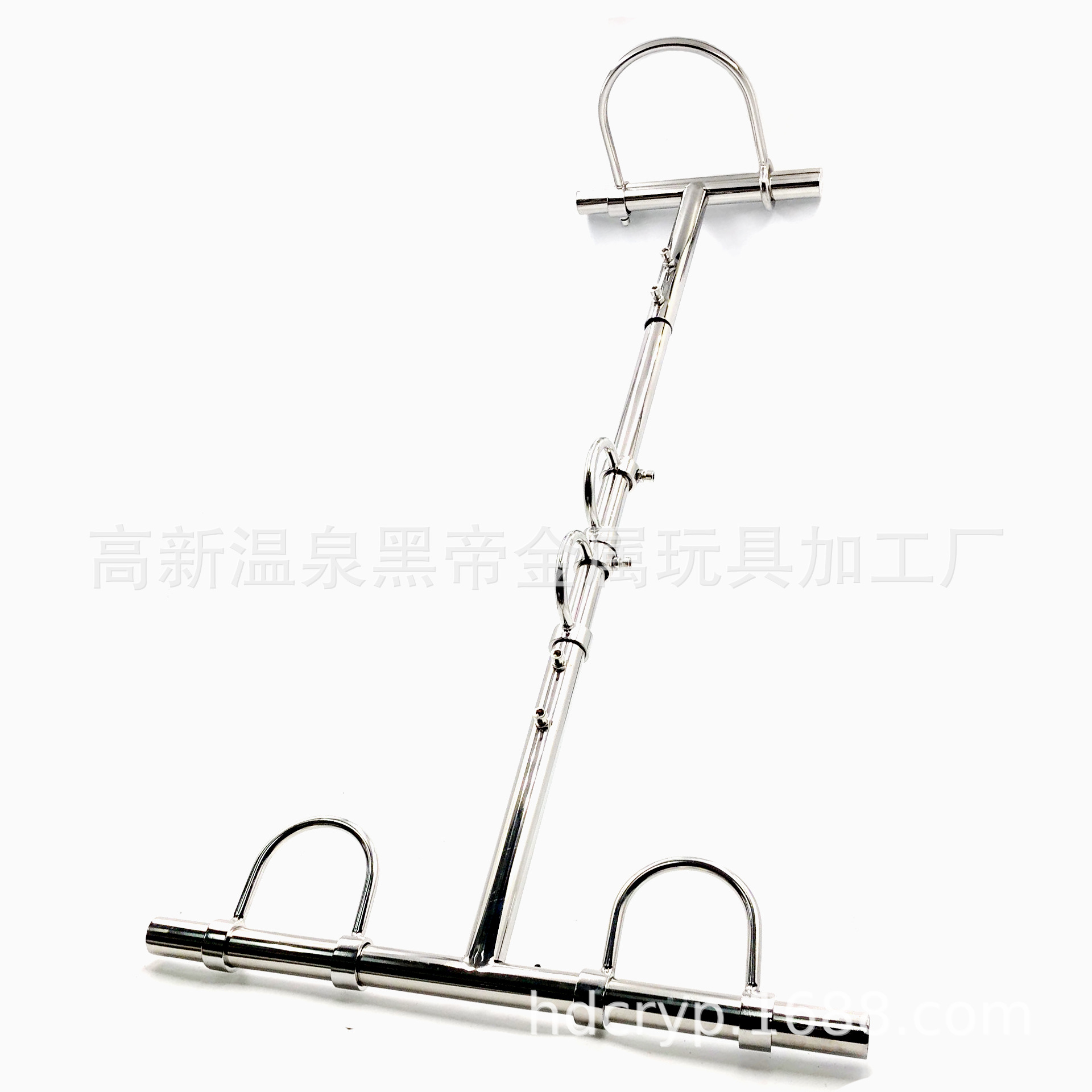 黑帝厂家 不锈钢情趣罚跪驷马器 新k9罚跪器 手脚颈拘束架