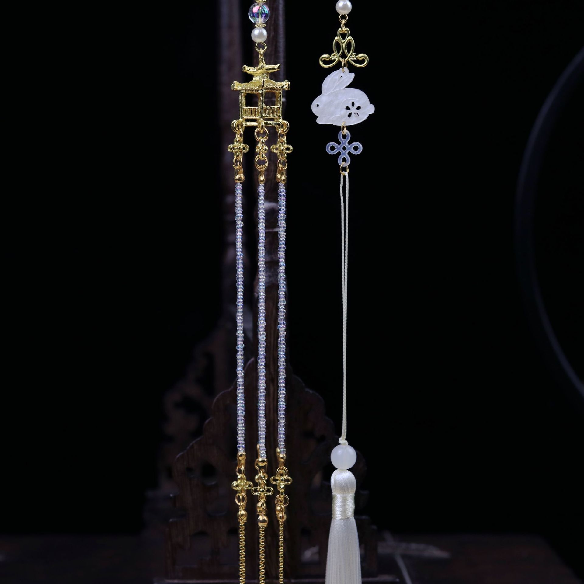 贰玥原创汉服配饰 禁步 压襟 腰饰品 长飘带古装饰品 腰佩 合集