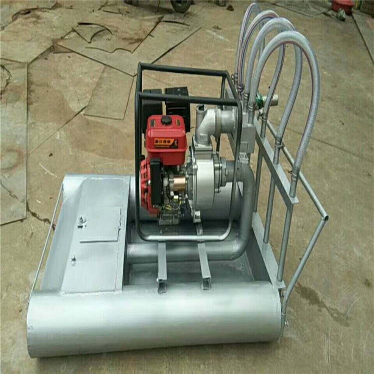 小型电启动船式挖藕机 高压喷水莲藕收获机 汽油动力农用采藕机