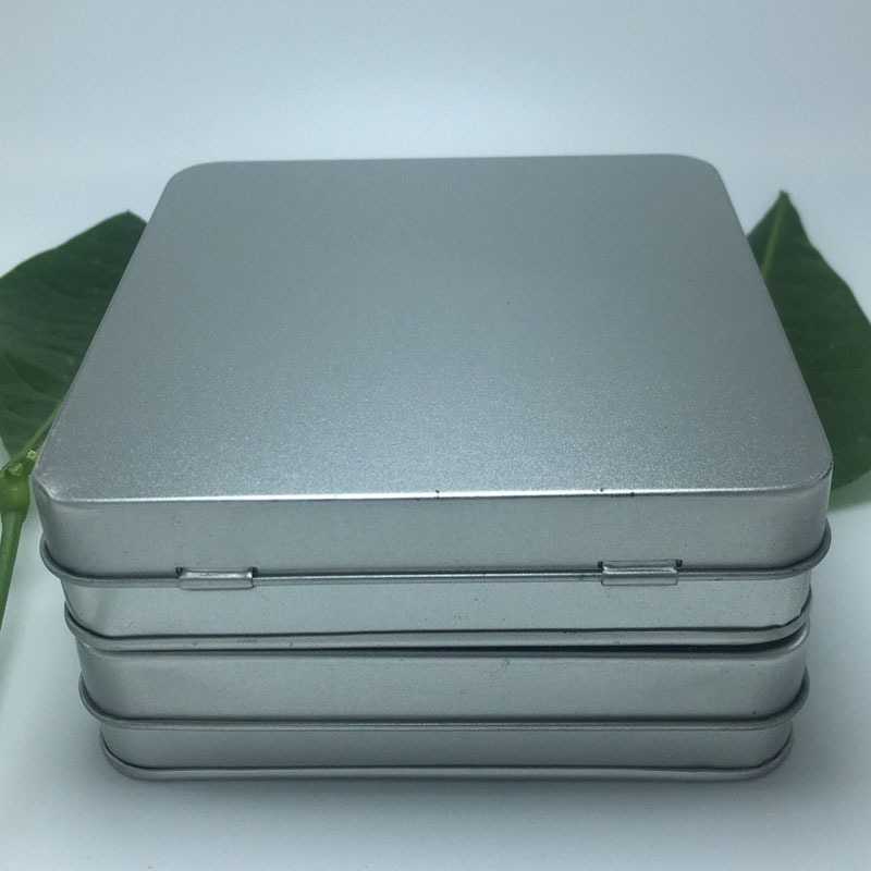 锣底翻盖连体马口铁盒 马口铁茶叶包装盒 金属罐订制 创意糖果盒