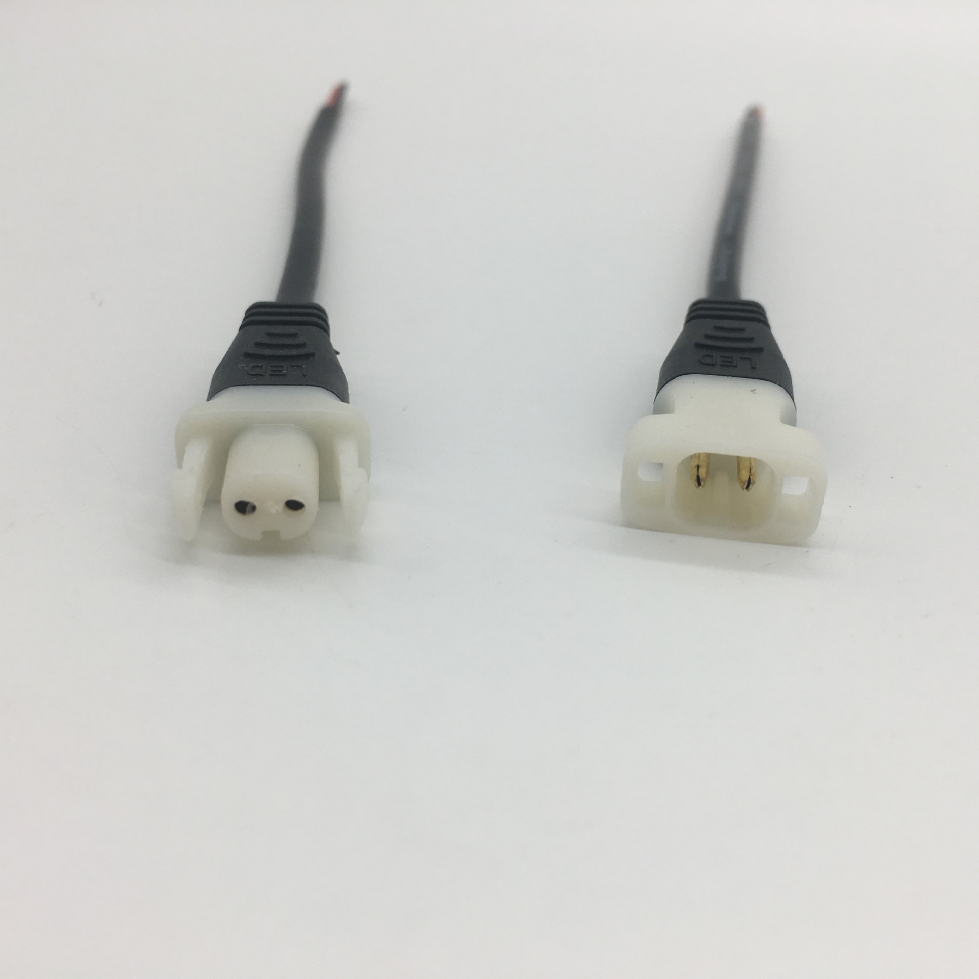 驱动电源对接线公母插 双色插 lde平面灯 筒灯 公母插头连接线