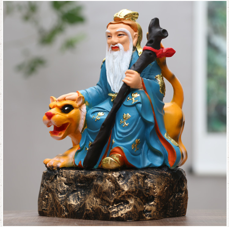 山神爷树脂佛神像彩绘菩萨寺庙供奉山神土地镇宅家用