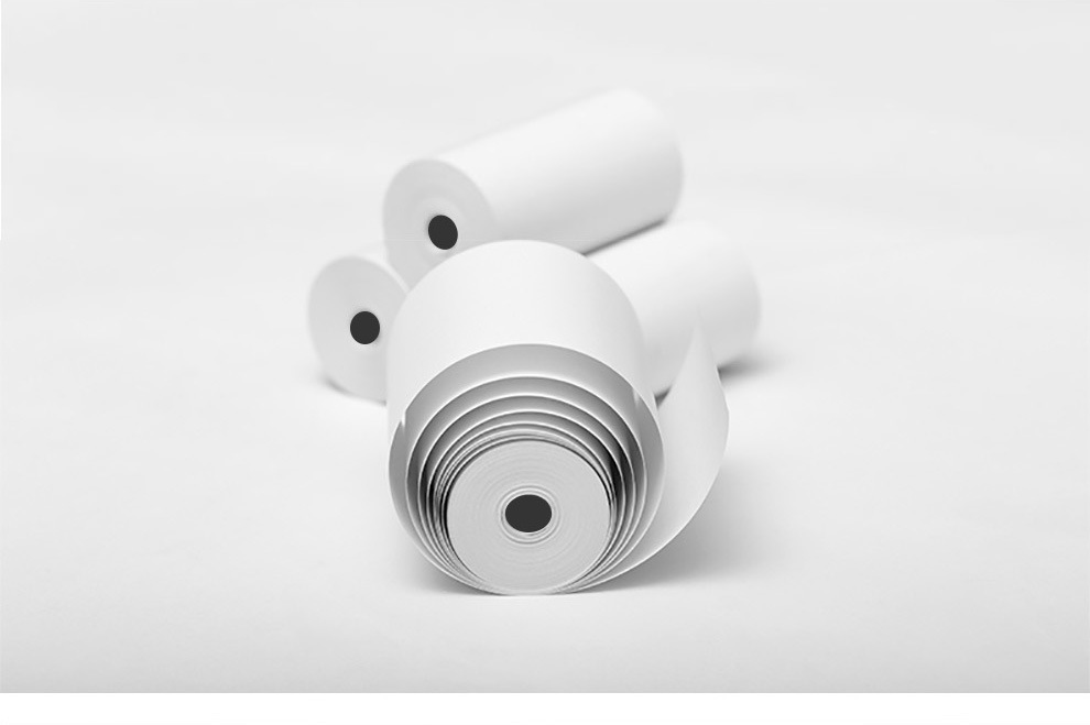 热敏收银纸57x50超市银联小票纸58mm刷卡机显黑打印纸厂家收银纸