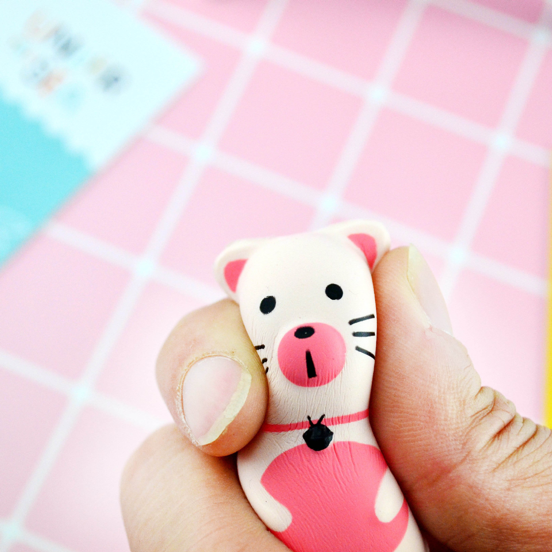 创意可爱卡通捏捏笔动物减压软绵绵解压超萌中性笔