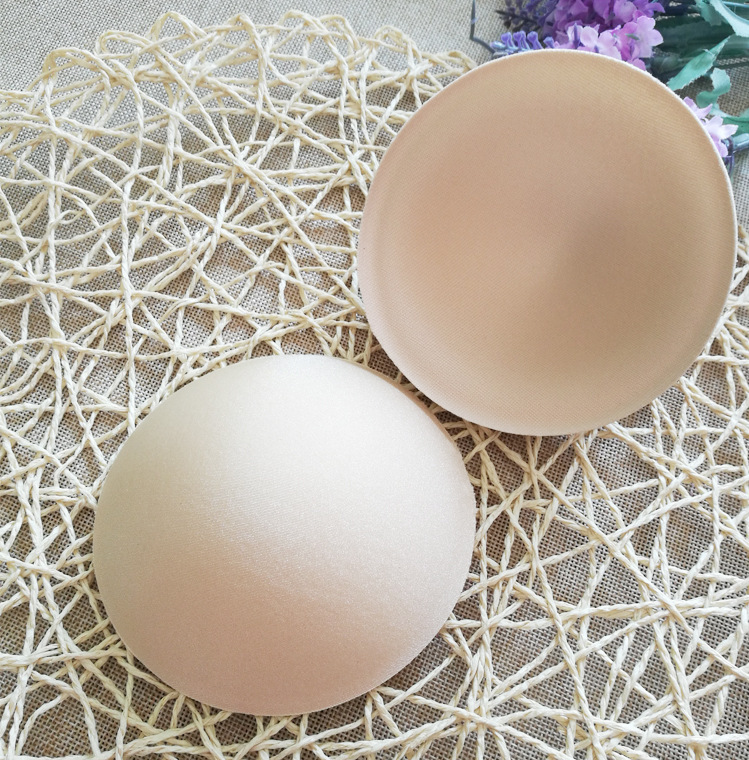 圆形瑜伽服海绵胸垫 泳装胸垫 内衣海棉胸贴插片圆形通用胸垫