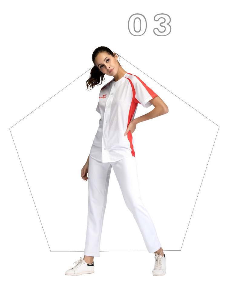 跨境货源km21吸湿排汗职业比赛棒球服 训练套装垒球服