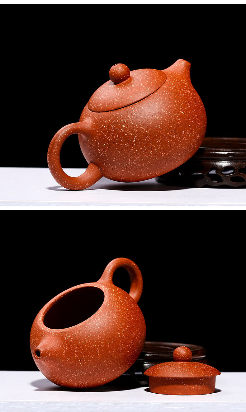 宜兴紫砂壶原矿龙血砂西施壶名家泡茶壶小品功夫茶具