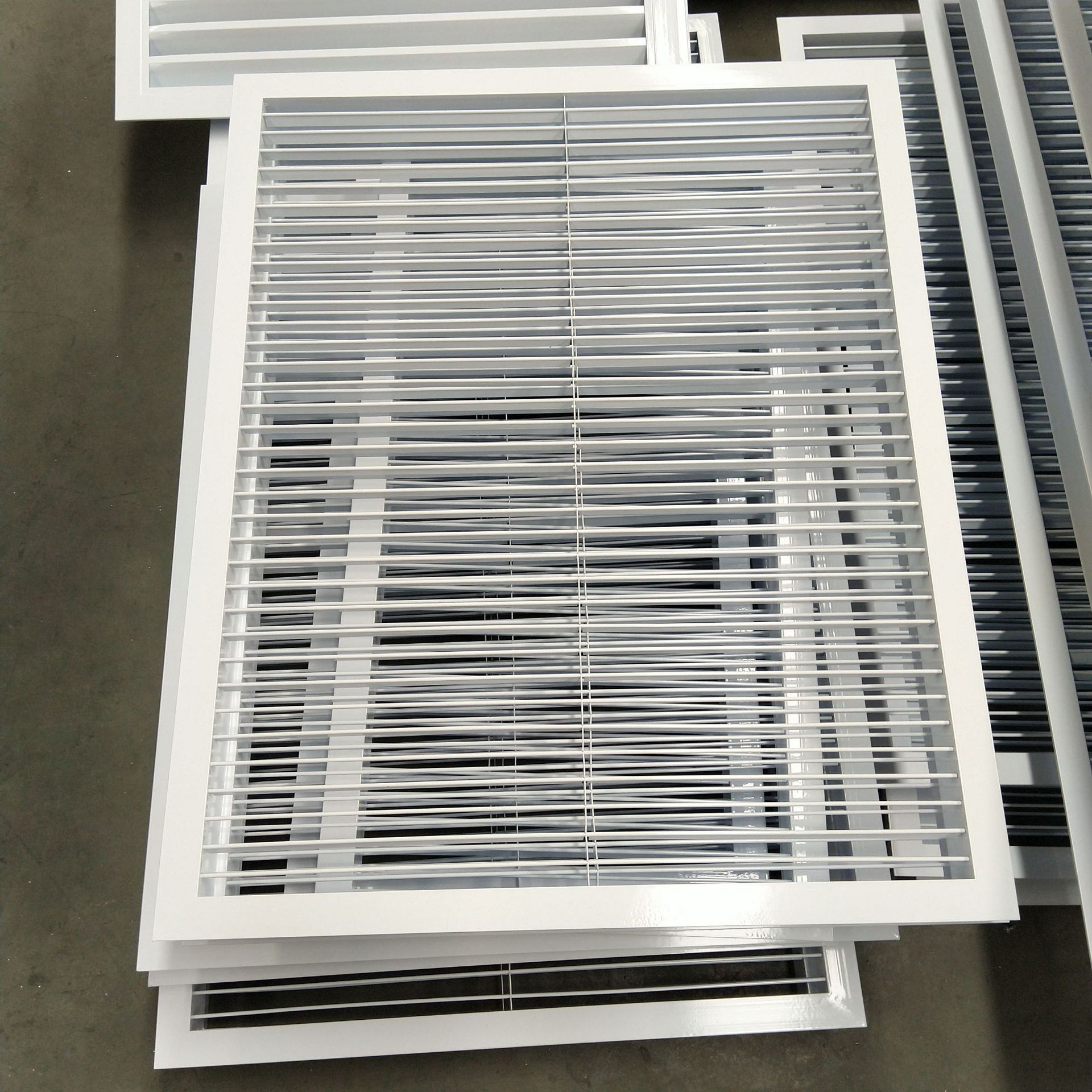 定制单层回风百叶单层调节百叶风口风机盘管回风口中央空调回风口