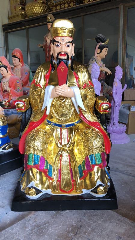 树脂玻璃钢牛王爷,马王爷神像彩绘贴金河南佛像厂直销