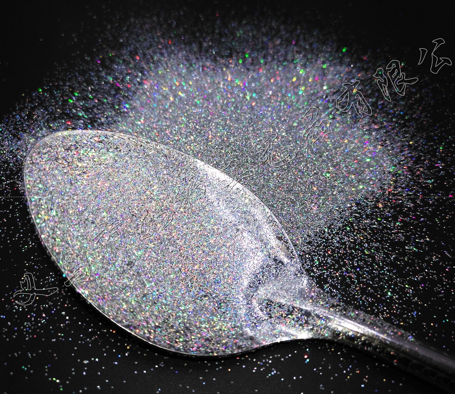 耐溶剂镭射银0.2mm1/128 pet金葱粉美甲细闪粉亮片化妆圣诞礼品