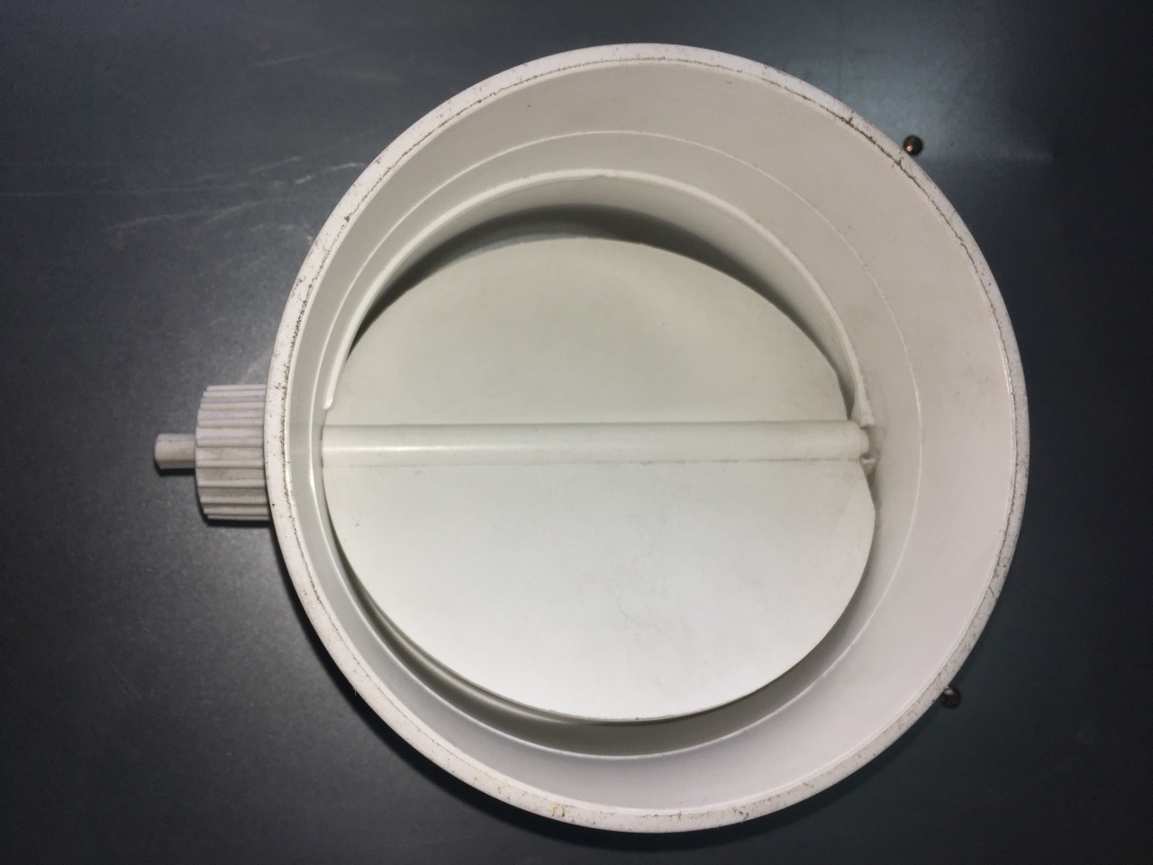 pvc管道风量调节阀风管蝶阀手动风阀圆形开关阀门成都