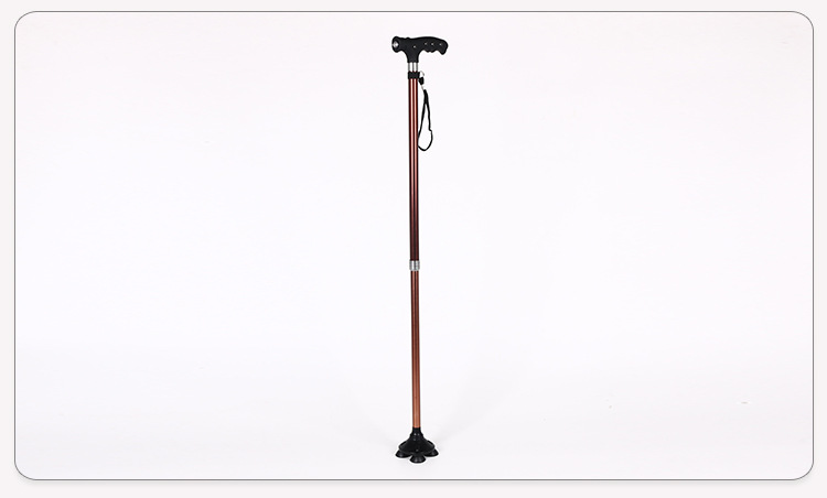 户外登山拐杖铝合金折叠登山杖野营防身登山棍多功能便携登山杖