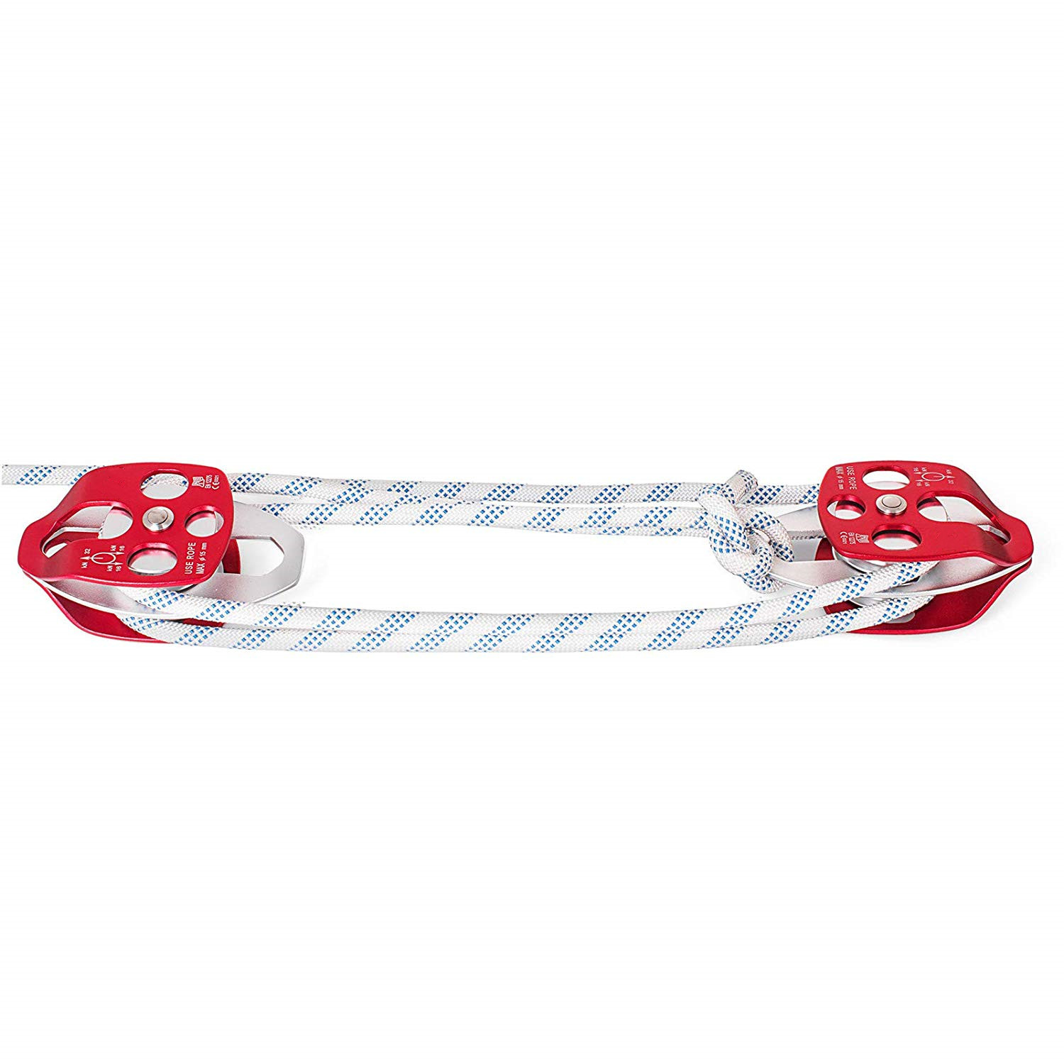 滑轮组合 双滑轮动力组合 攀岩硬件套件 省力上升组合滑轮上升器