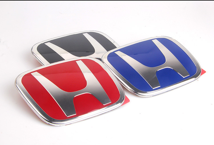 适用于飞度十代思域锋范雅阁杰德crv缤智改装方向盘h标红标车标贴