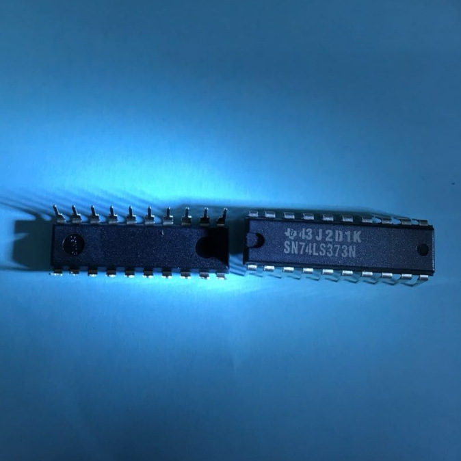 sn74ls373n d型透明锁存器ic