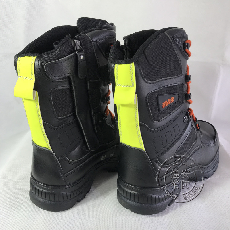 17款统型消防抢险救援靴矿山地震应急抢险靴抢险救援防护靴劳保靴